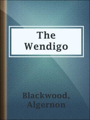 cover image of The Wendigo